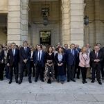 Concentración de jueces ante la Audiencia Provincial de Sevilla, protestas que se repitieron en Cádiz, Huelva y Jaén