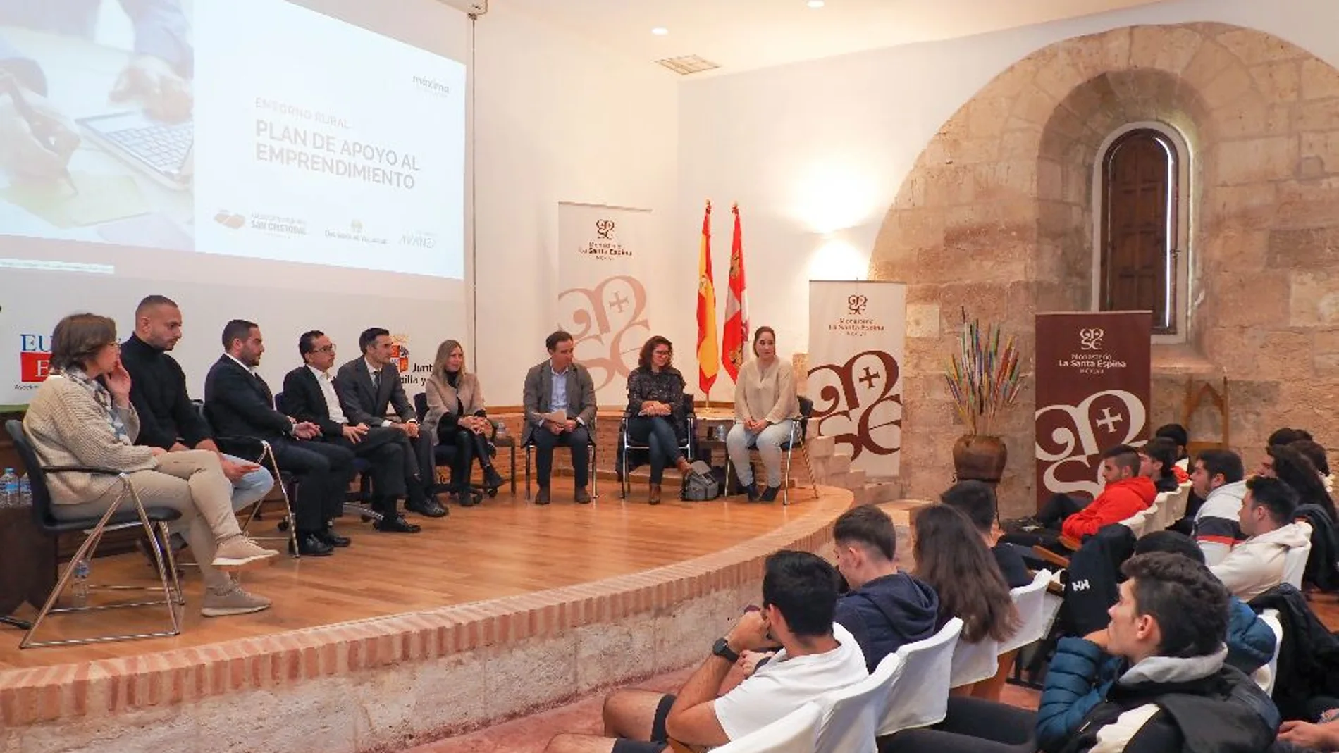 Primer encuentro del Plan de Apoyo al Emprendimiento de la Diputación de Valladolid en La Santa Espina
