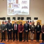 El rector de la Universidad de Valladolid, Antonio Largo, y la consejera de Educación, Rocío Lucas, clausuran los actos celebrado en los últimos meses para conmemorar los 100 años de la creación de la Facultad de Ciencias de la Universidad de Valladolid