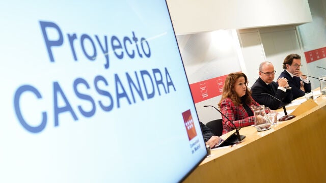 Fátima Matute, en la presentación del proyecto Cassandra