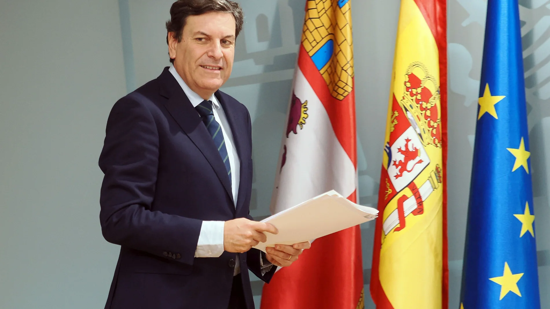 El portavoz de la Junta, Carlos Fernández Carriedo