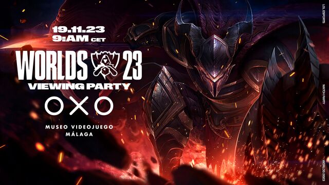 OXO el Museo del Videojuego vivirá la final de los Worlds 2023 con su watch party oficial