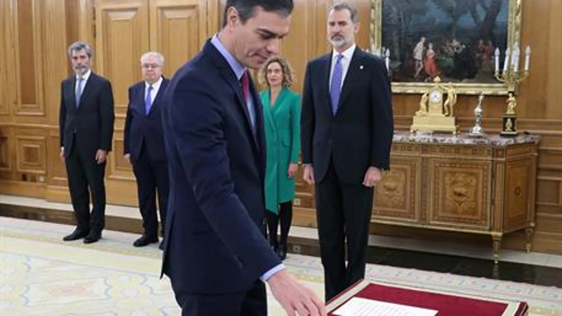 Pedro Sánchez promete su cargo ante el Rey el 8 de enero de 2020