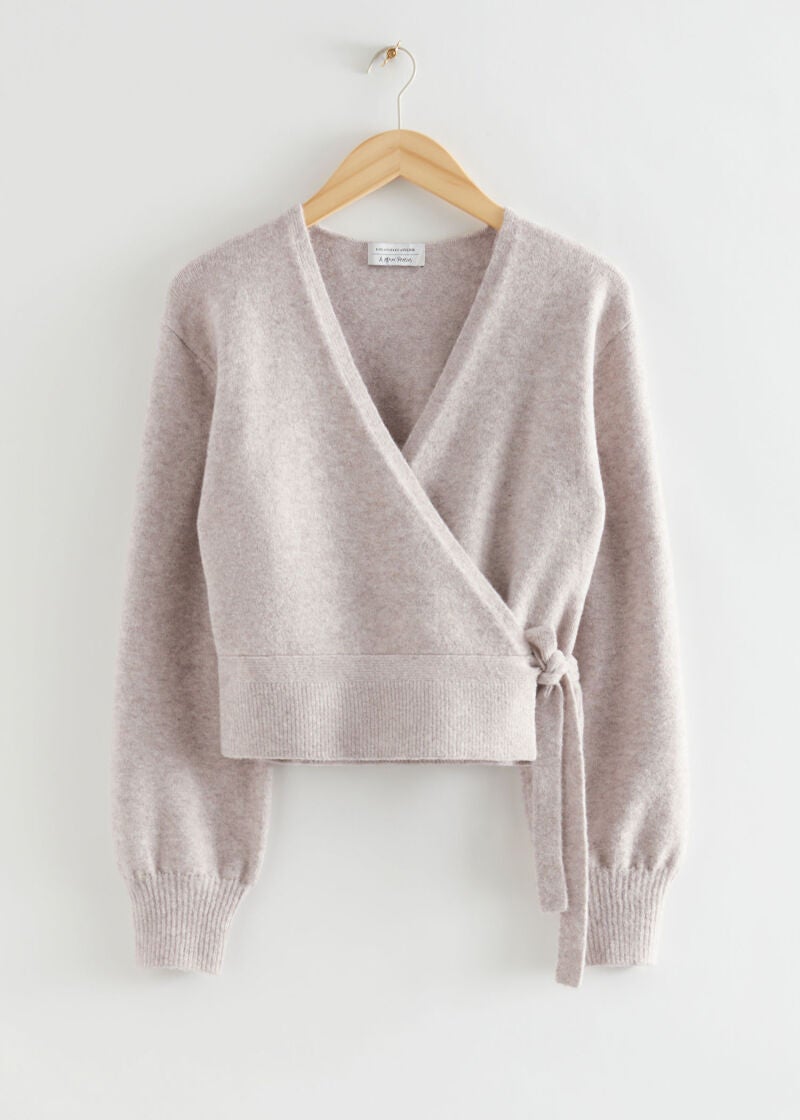 Wrap cardigan