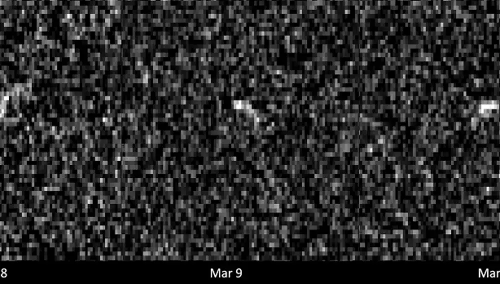 Imagen de Apophis a 17 millones de kilómetros