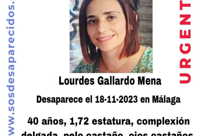 Buscan a una mujer de 40 años desaparecida desde este pasado sábado en Málaga