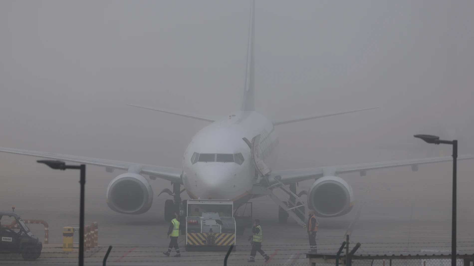 Niebla en el aeropuerto de Manises