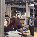Una mujer desata el caos en una tienda de Burgos