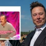 Elon Musk y el cómico español 'El Risitas'