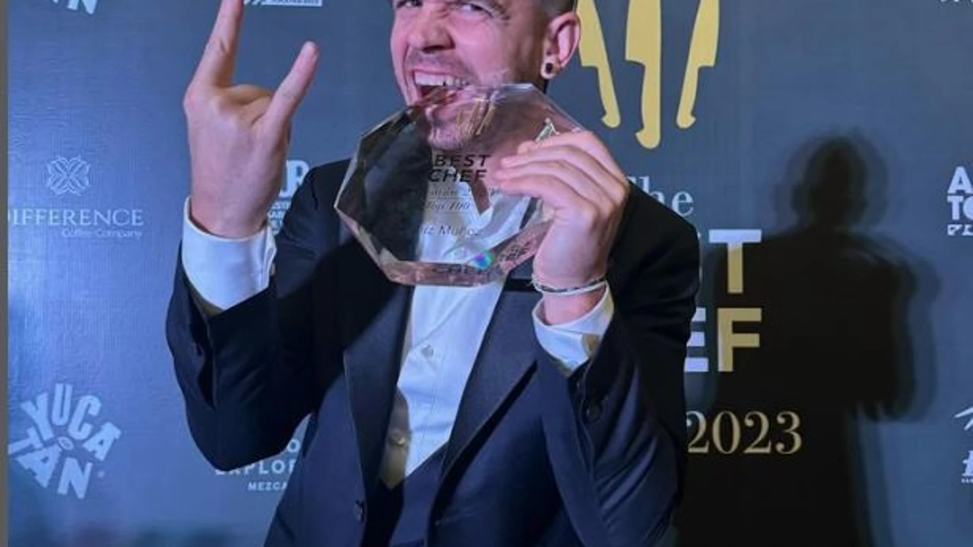 El español Dabiz Muñoz, elegido por tercer año consecutivo como el mejor chef del mundo
