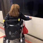 Una mujer discapacitada denuncia la falta de ayuda en el metro de Bilbao