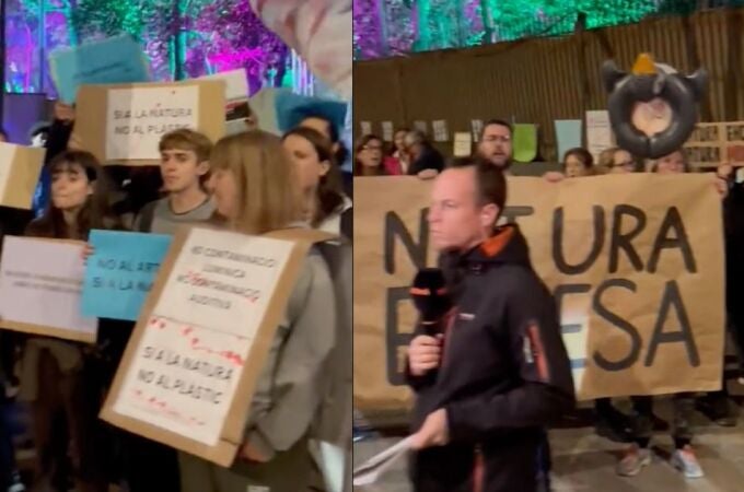 Ecologistas exigen el cierre de un espectáculo de luces en Barcelona, ya que consideran que amenaza la biodiversidad del espacio