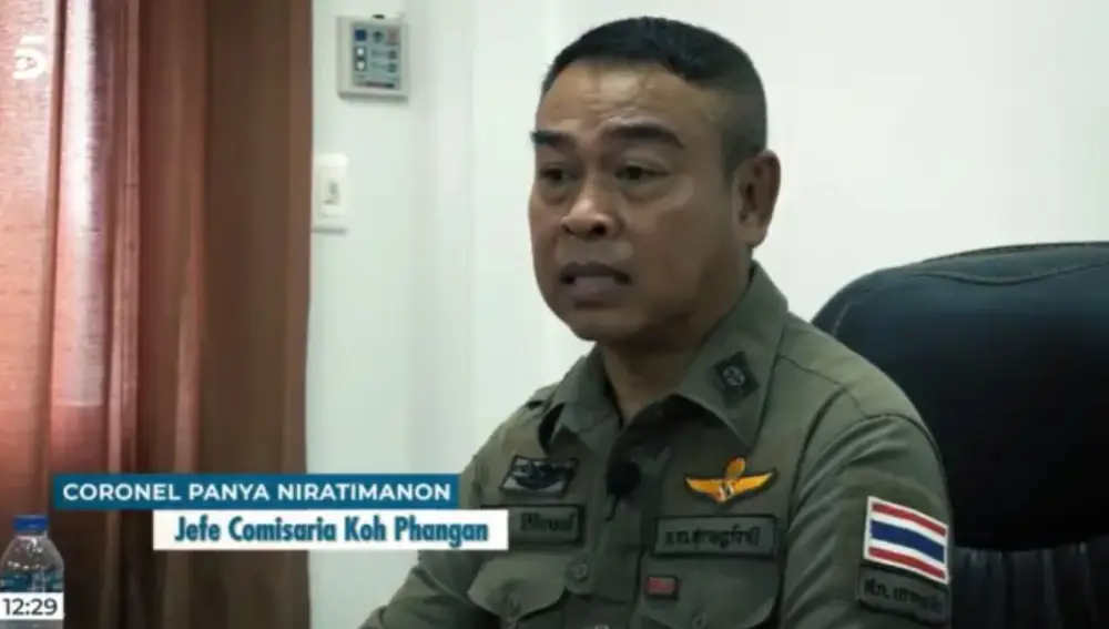 Panya Niratimanon, jefe de la comisaría de Koh Pangan