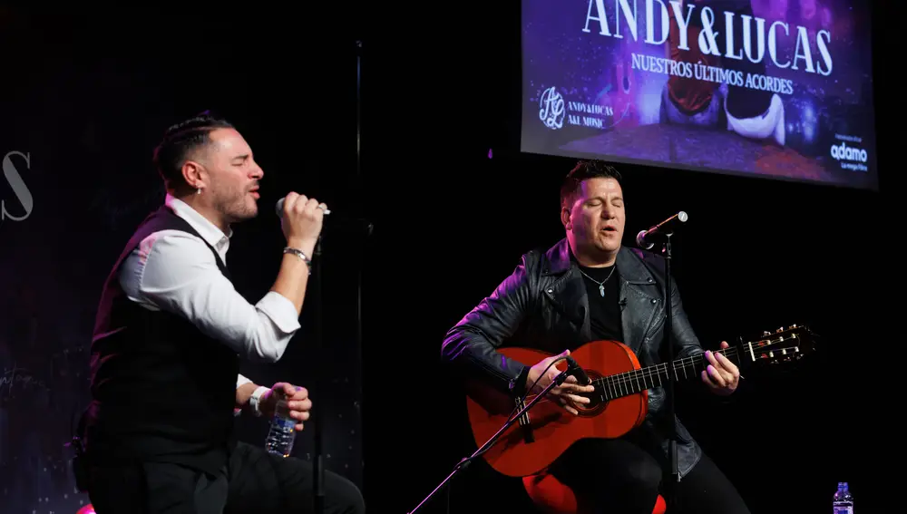 Andy y Lucas presentan su gira musical tras anunciar su separación