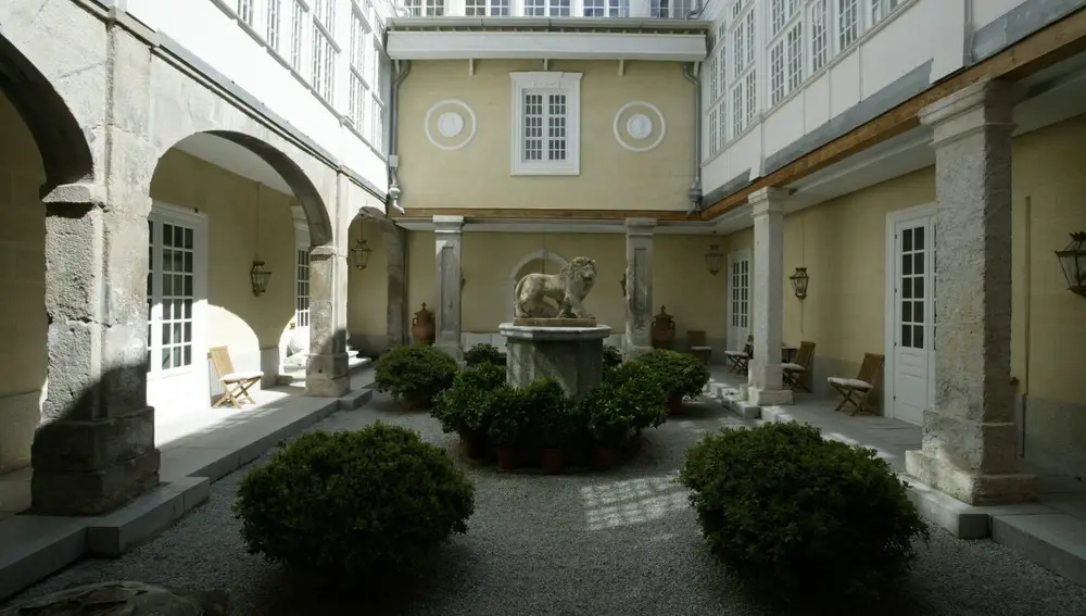 El patio interior del palacio