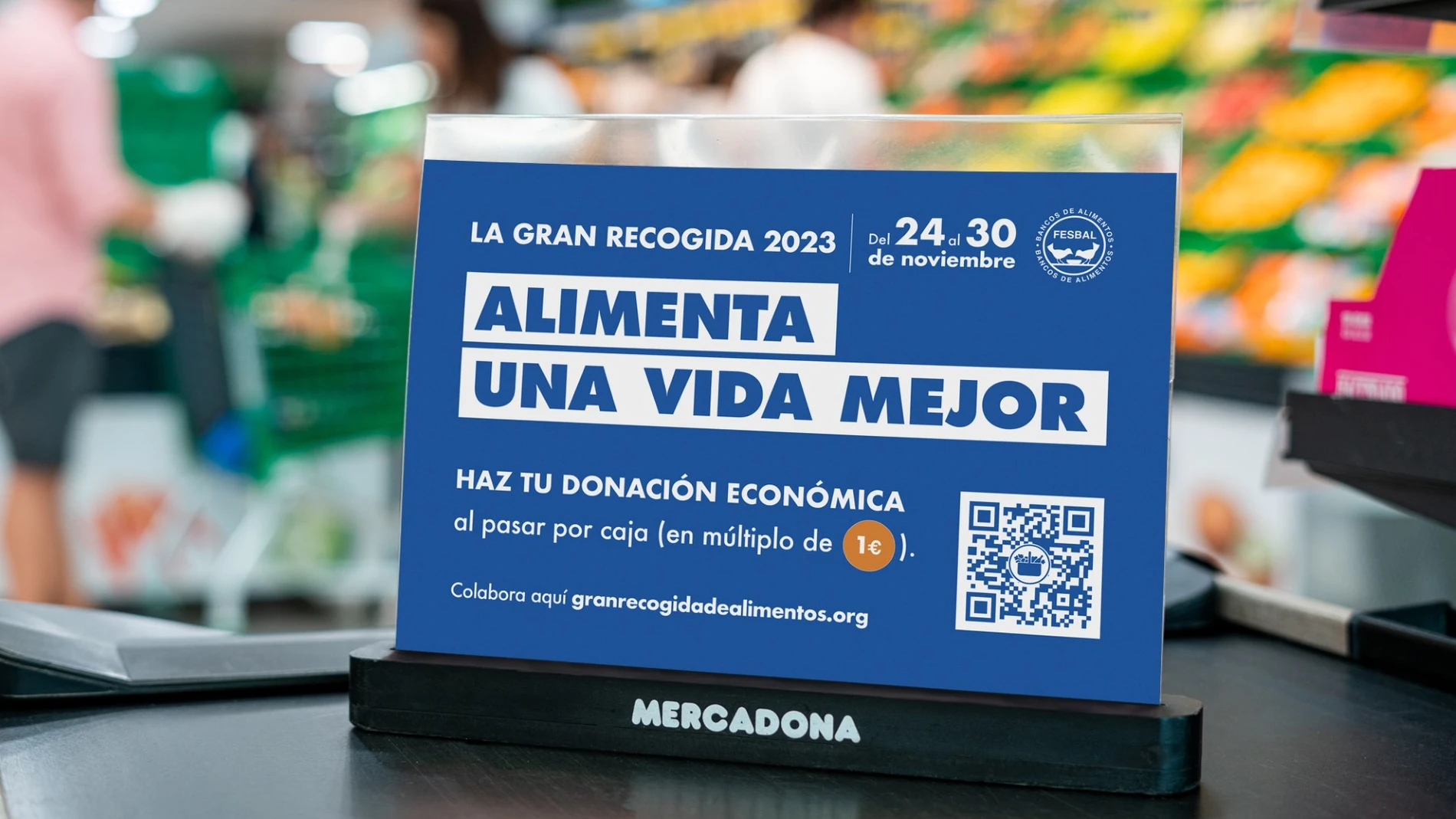 Todas las tiendas de Mercadona de Castilla y León se suman a la Gran Recogida de Alimentos