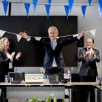 El ultra Geert Wilders celebra su victoria electoral en Países Bajos