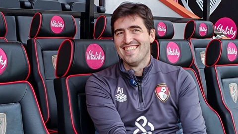 Iraola: "La decisión de venir al Bournemouth fue la acertada"