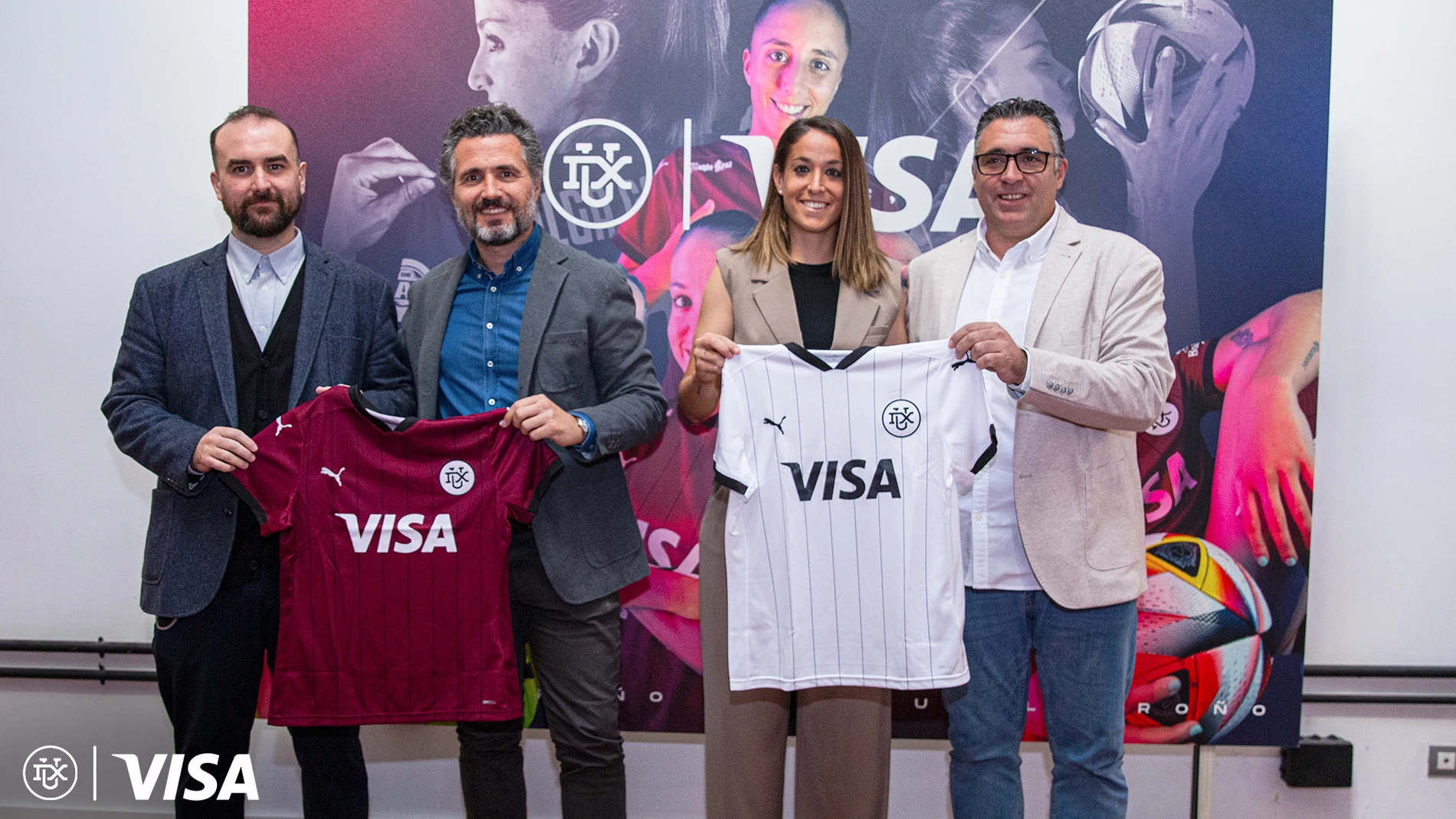 Visa se convierte en el nuevo patrocinador principal del DUX Logroño, que actualmente milita en la Primera RFEF