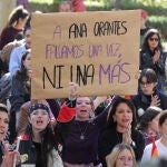 Marcha contra la violencia machista en Granada