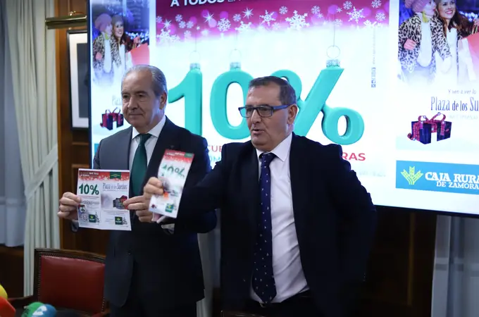Caja Rural de Zamora pone en marcha una nueva campaña del 10% de descuento para dinamizar el comercio en Navidad