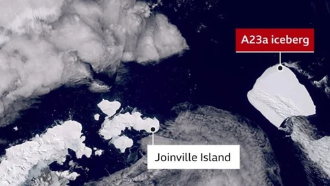 El iceberg más grande del mundo se pone en movimiento después de 30 años de estabilidad