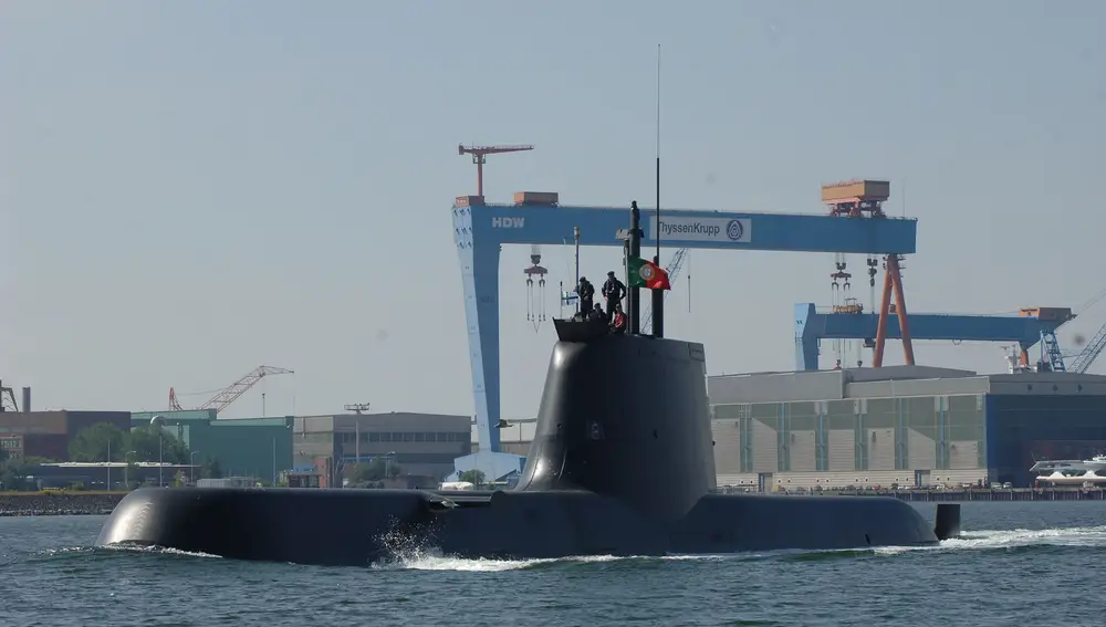Submarino Tridente de la marina portuguesa