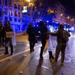 Protesta en los alrededores de Ferraz el pasado día 12. Las concentraciones llevan repitiéndose desde el viernes 3