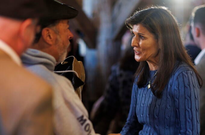 Republican presidential candidate Nikki Haley campaigns in New Hampshire