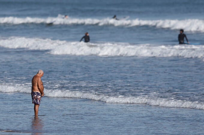 Imagen de una playa de Valencia