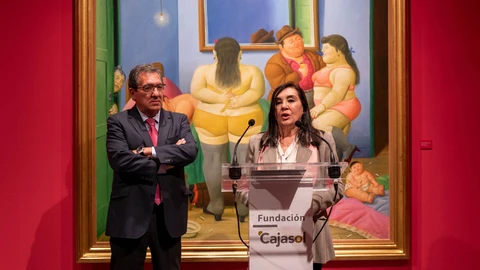 Presentación de la muestra sobre Botero en la Fundación Cajasol de Sevilla