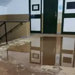 Inundación en el instituto San Blas de Aracena (Huelva)