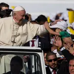 El Papa Francisco, durante su visita a los Emiratos Árabes