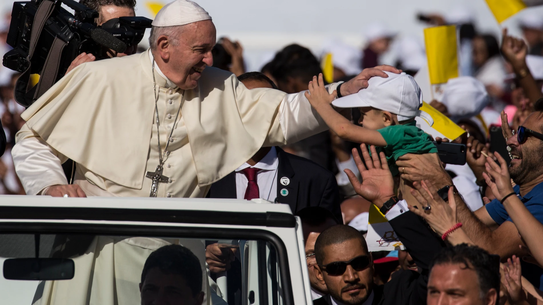 El Papa Francisco, durante su visita a los Emiratos Árabes