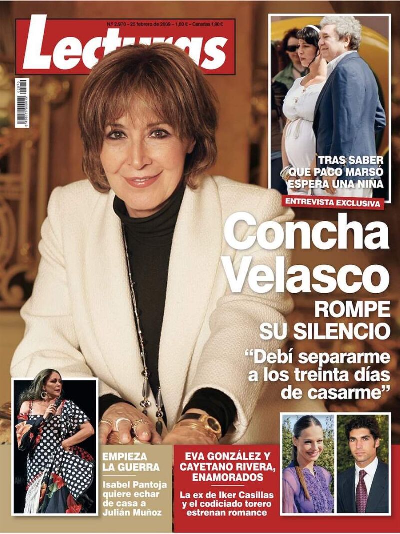 Concha Velasco en una exclusiva