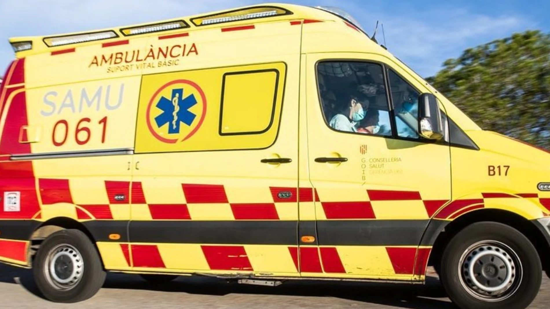 Ambulancia del 061 de soporte vital básico