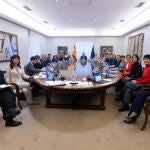 Primera reunión del Consejo de Ministros del nuevo gobierno presidido por Pedro Sánchez. 