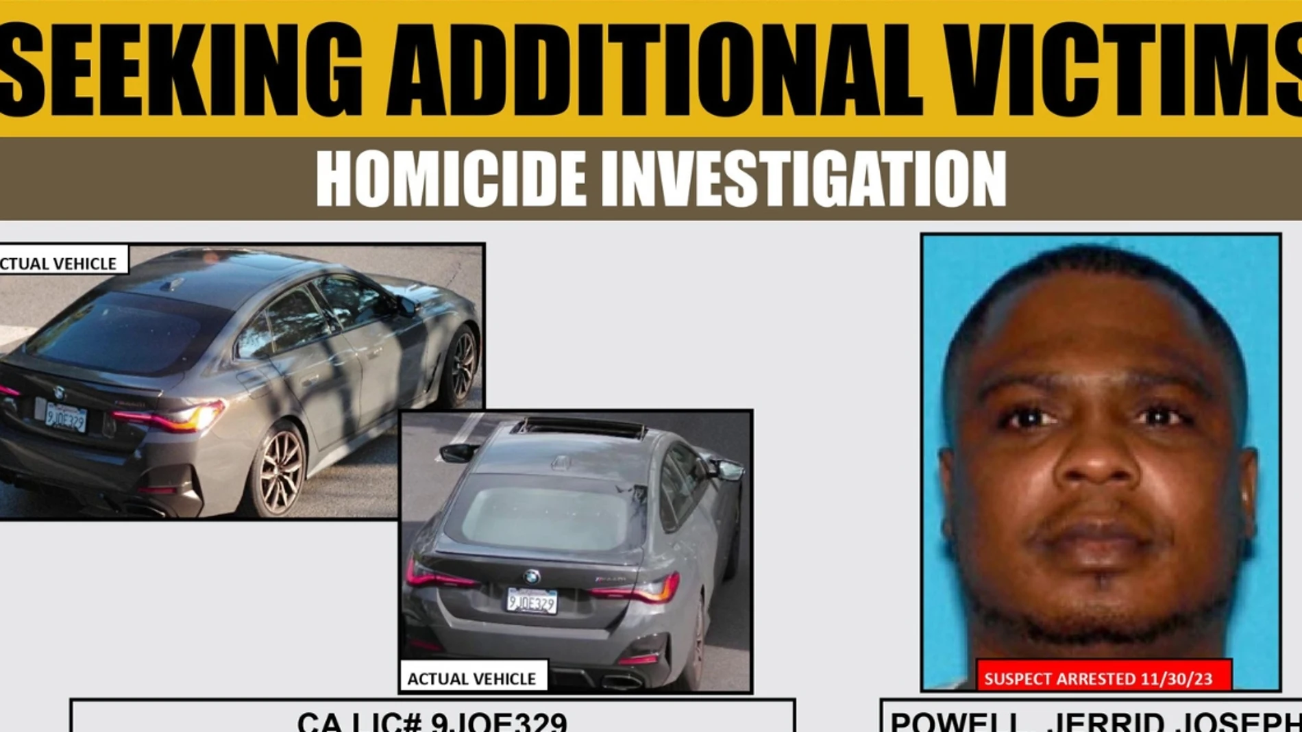 La policía de Los Ángeles busca a Jerrid Joseph Powell