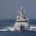 El buque USS Gabrielle Giffords, un barco de combate litoral de EEUU