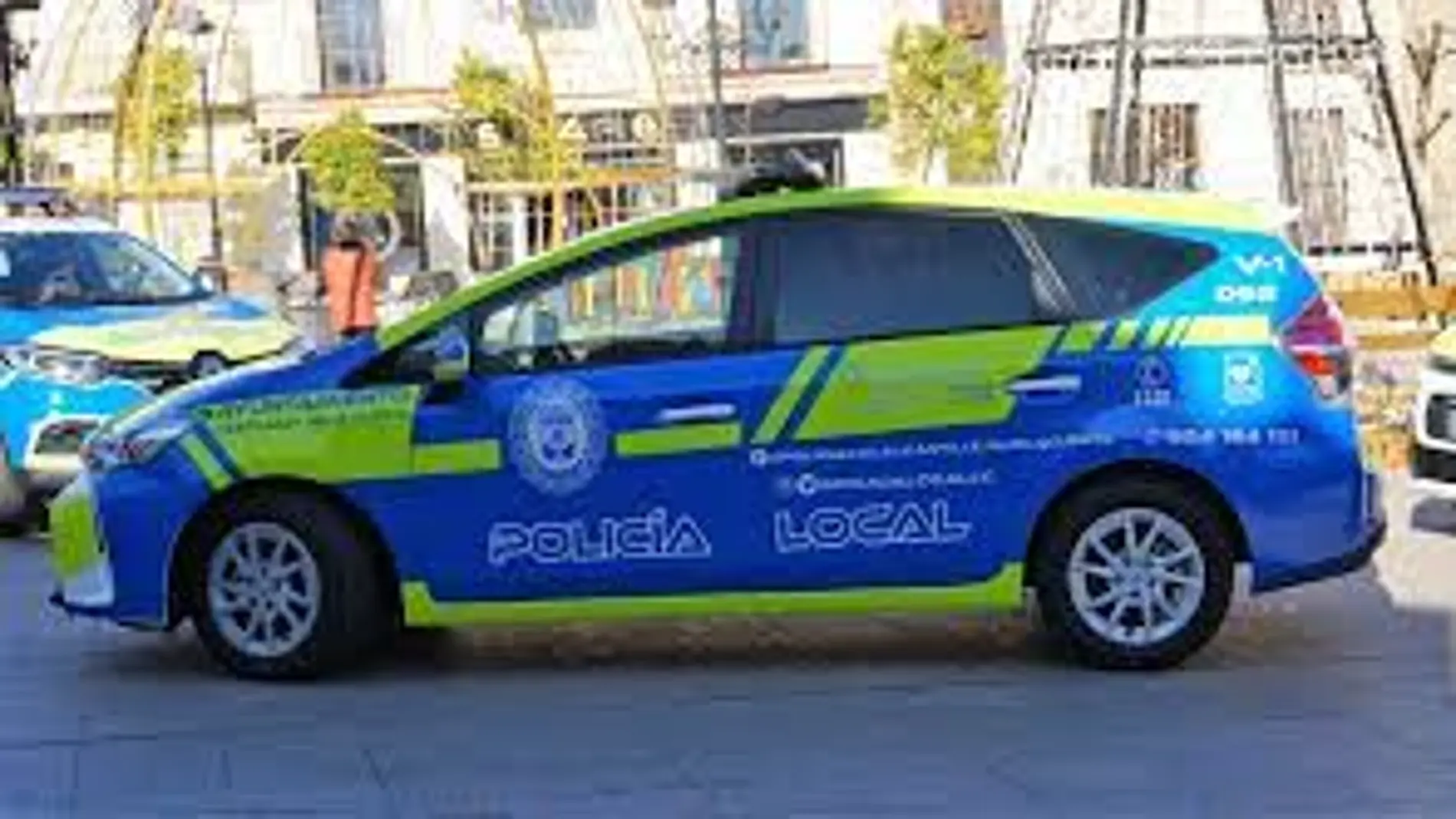 Un vehículo policial de Castilleja de la Cuesta (Sevilla)