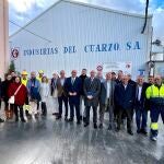 Miguel Ángel de Vicente en 50 aniversario de la fábrica de Incusa en Burgomillodo