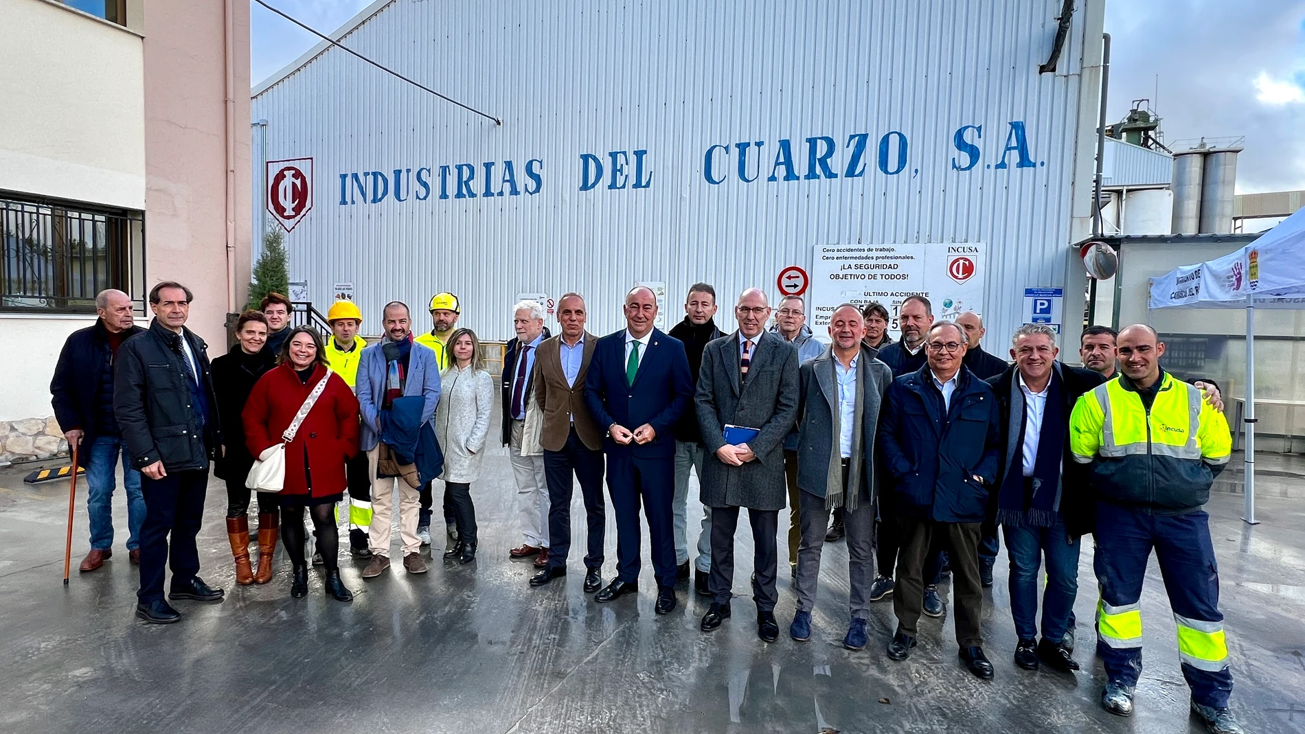 Miguel Ángel de Vicente en 50 aniversario de la fábrica de Incusa en Burgomillodo