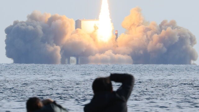 South Korea conducts third test of solid-fuel space rocket
