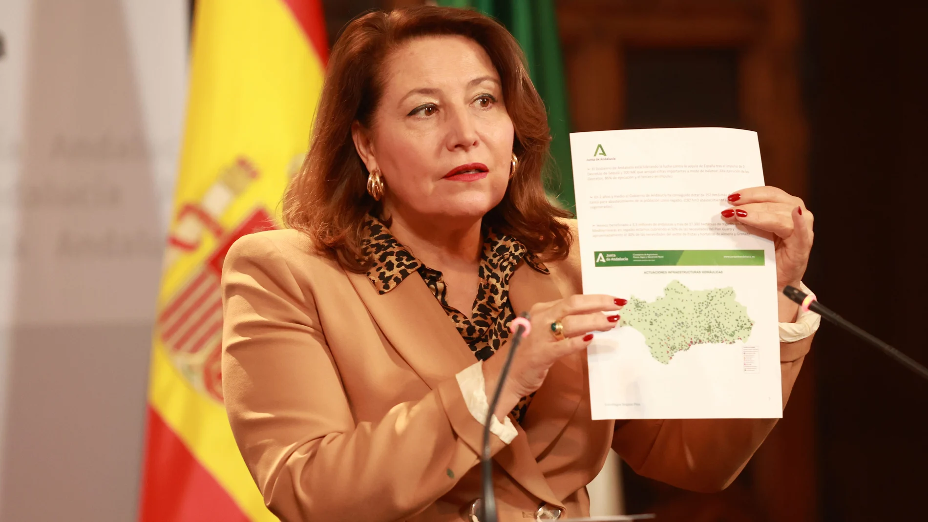 La consejera Carmen Crespo, en la rueda de prensa posterior al Consejo de Gobierno
