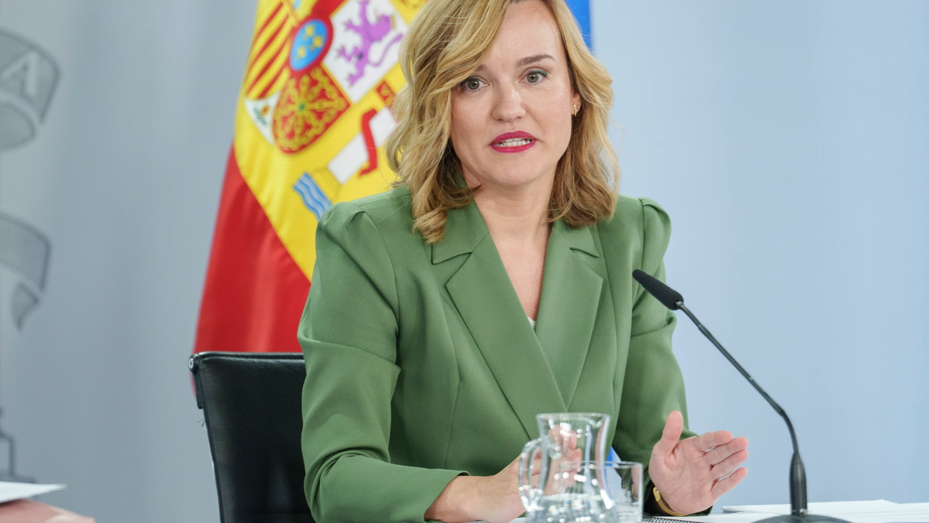 Rueda de prensa tras el Consejo de Ministros de Ana Redondo y Pilar Alegria