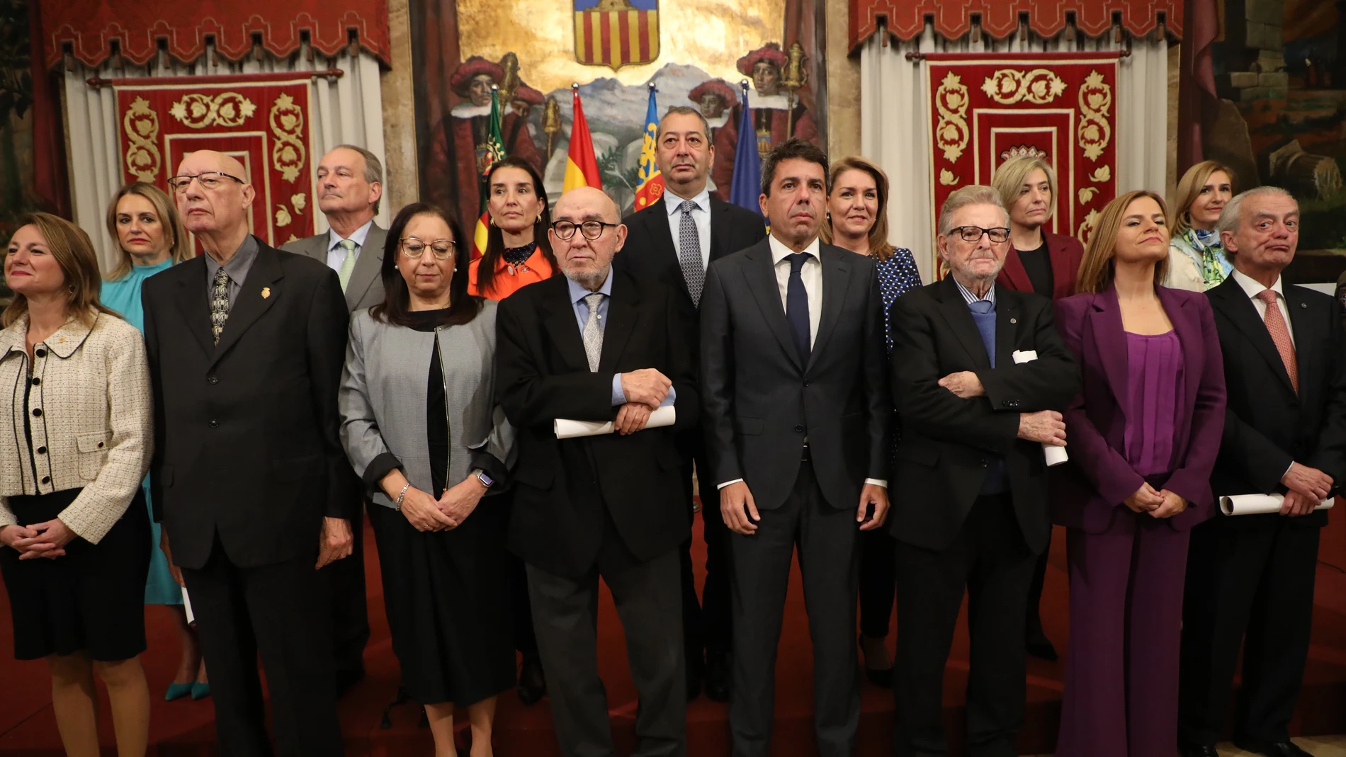 Carlos Mazón presidió el acto de la Constitución celebrado en la Diputación de Castellón