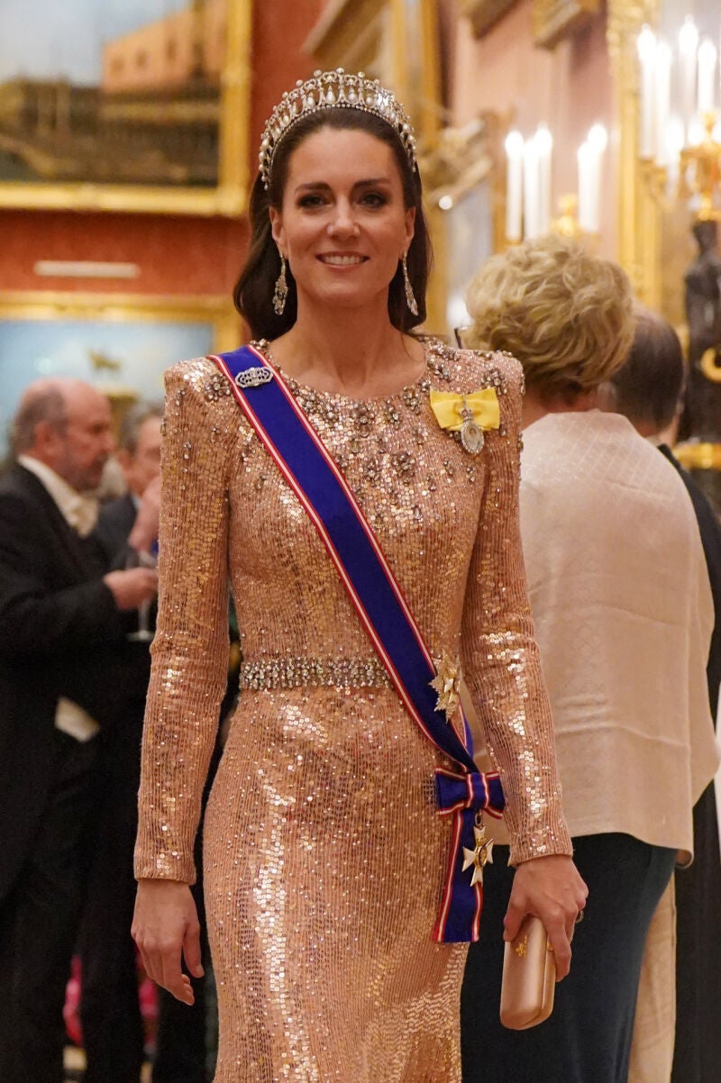 Kate Middleton con un look maravilloso.