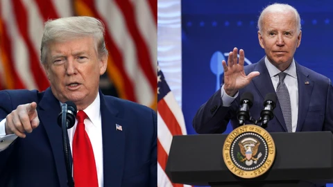 Donald Trump y Joe Biden