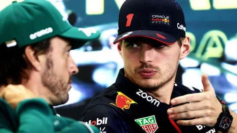 Fernando Alonso y Max Verstappen