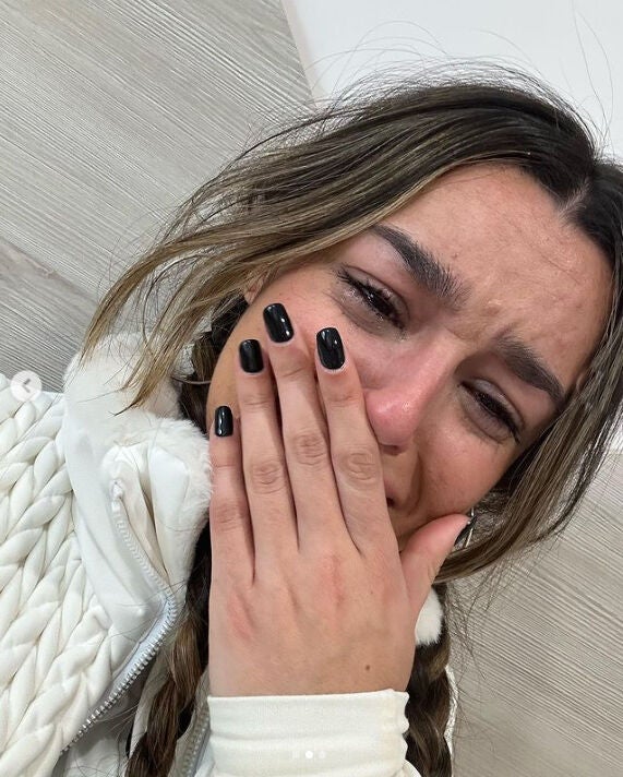 Marta Díaz llora sin consuelo